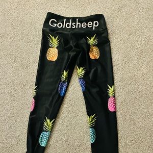 Goldsheep pineapple Leggings size S